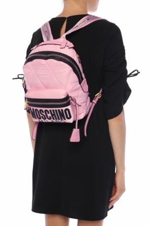 Quilted backpack with logo, zdjęcie 2 Quilted backpack with logo od Moschino